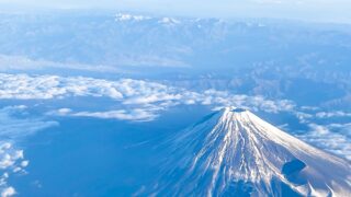 上空からの富士山